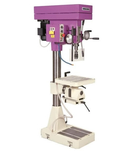 Perceuse A Colonne 2,2kw 400v Triphasé Avec Arrosage Spc 40 Te Vel Dl Sidamo