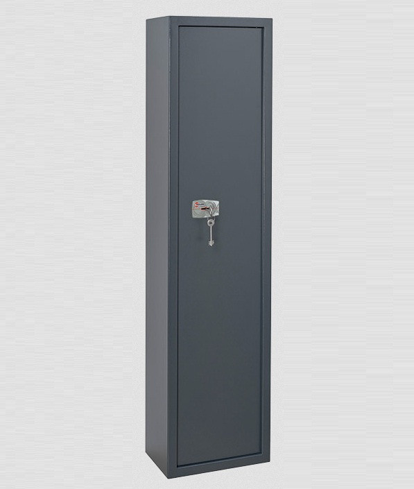 Armoire à fusils à clés 1250x310x200 mm pour 5 fusils avec 2 clés BRISSAC Thirard