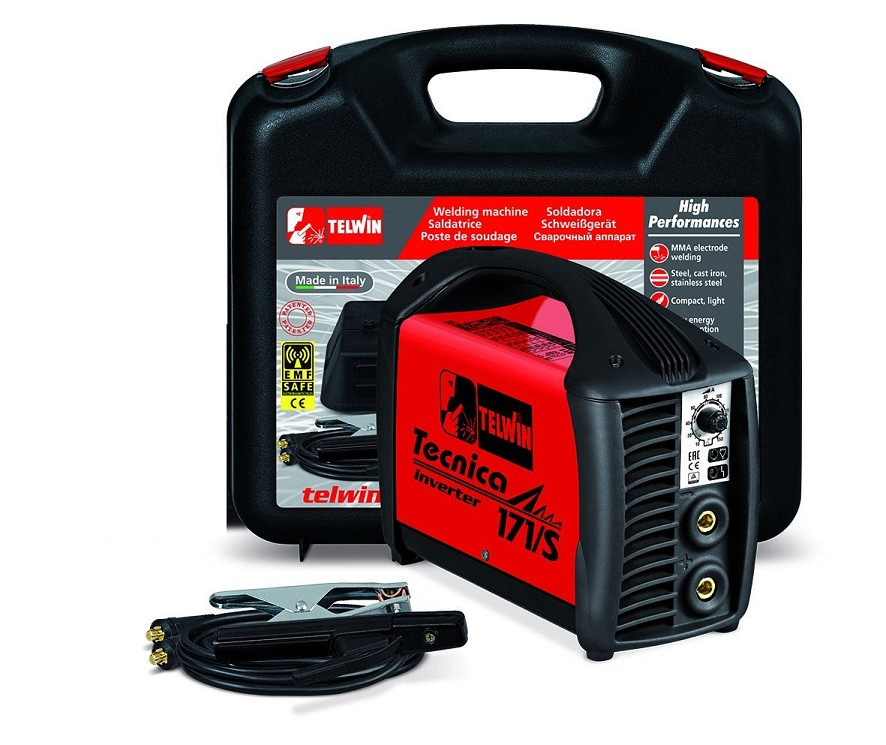Poste à souder à l'Arc portable Inverter 10-150A + Accessoires Tecnica 171/S Telwin