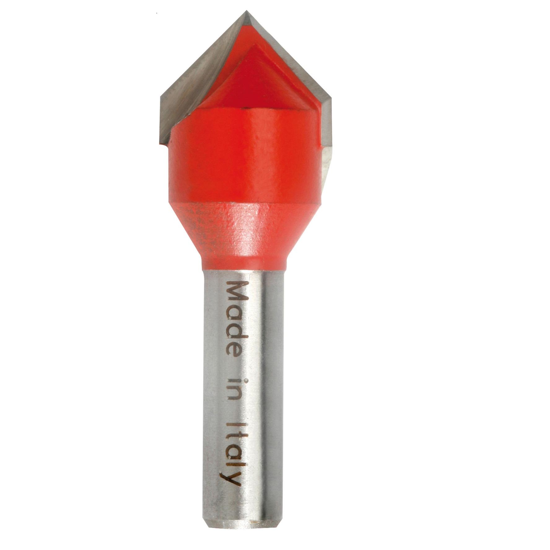 Fraise A Rainurer En V Q8xd13xl50xr30° Mecabois