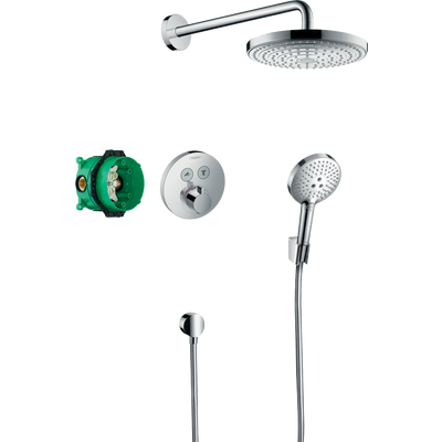 Système pour douche encastrée avec mitigeur thermostatique ShowerSelect S Raindance Select S Hansgrohe 2