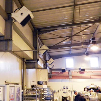Aérotherme mural électrique à suspendre MAX: 9 KW (installation triphasé) TR9C Sovelor