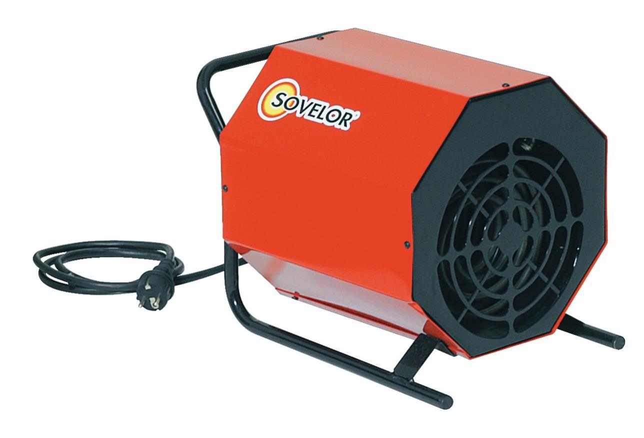 Chauffage air pulsé mobile électrique 3,3 kW 230V - SOVELOR - C3