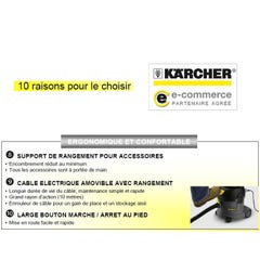 Aspirateur Professionnel poussières 10L 1250W T10/1 Karcher 2