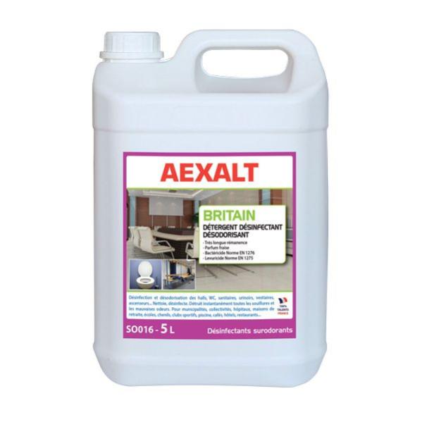 Aexalt - Bidon de 5 L Détergent surodorant désinfectant BRITAIN