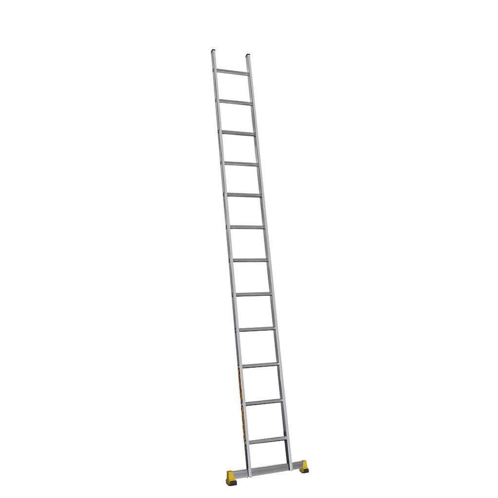 Centaure - Echelle en aluminium simple 12 barreaux 3m50 usage professionnel - S