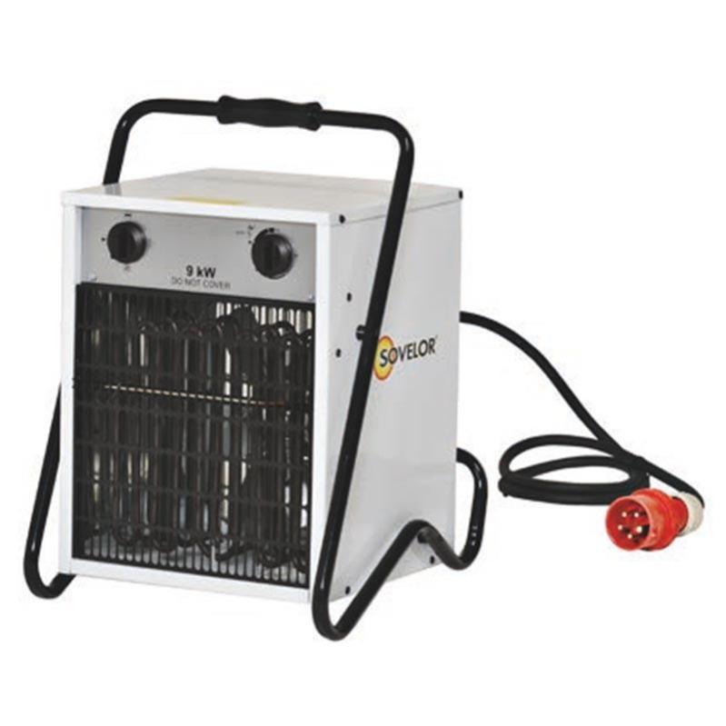 Chauffage Portable air pulsé électrique 9kW 7740Kcal/H 800 m3 /H B9C Sovelor