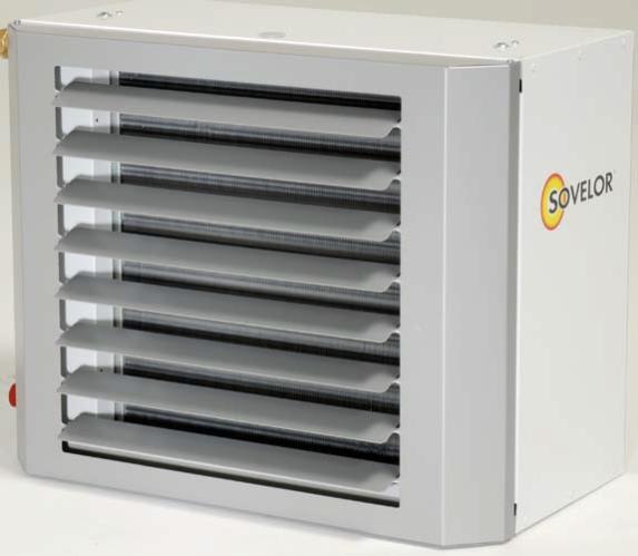 Aérotherme à eau suspendu 28 KW (EAU 90°C/ AIR 12°C)CALIS 331 Sovelor