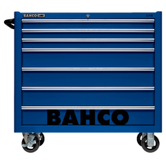 Servante classique C75 40 avec 7 tiroirs bleu charge 1100 kg 986 x 501 x 1100 mm 1475KXL7BLUE Bahco 1