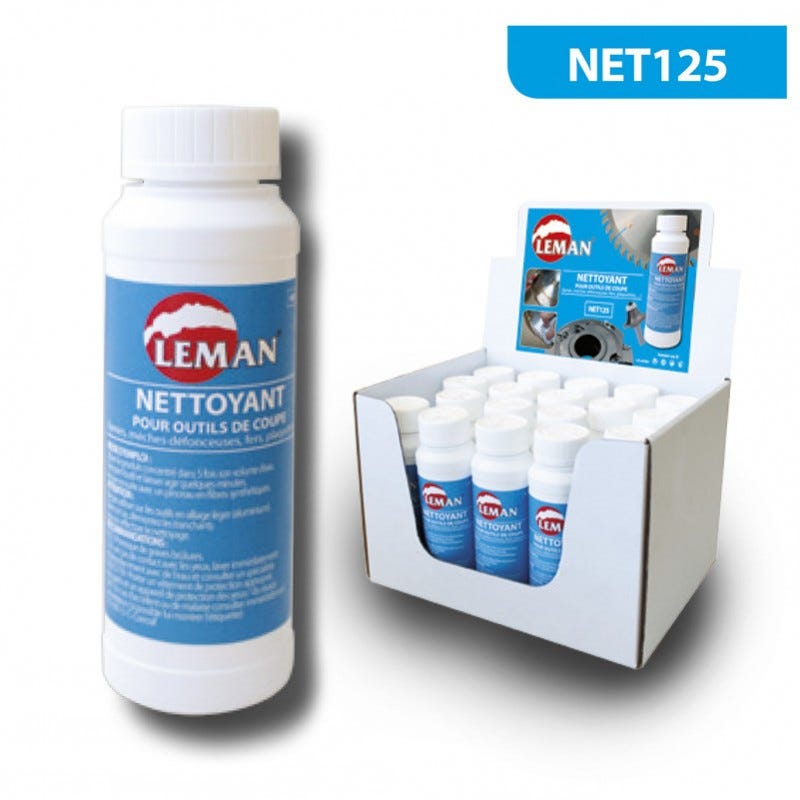 12 Nettoyants pour outils de coupe 125 ml NET125 Leman 0