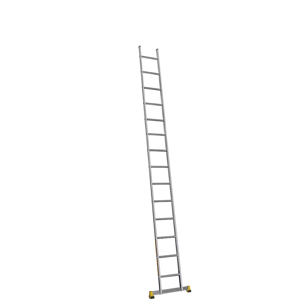 Centaure - Echelle en aluminium simple 14 barreaux 4m05 usage professionnel - S