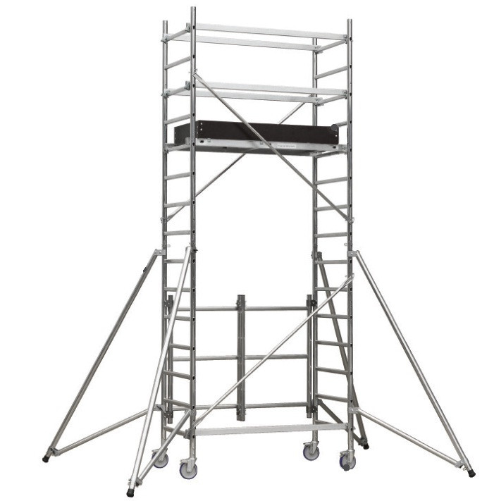 Echafaudage roulant ALTER PRO PLIANT hauteur de travail maxi. 5 m Centaure