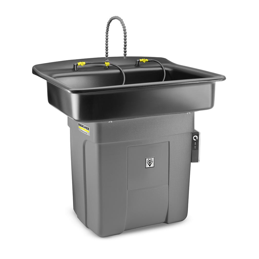 Laveuse de pièces 1kW 40°C débit 900l/h PC 100 M2 BIO Karcher