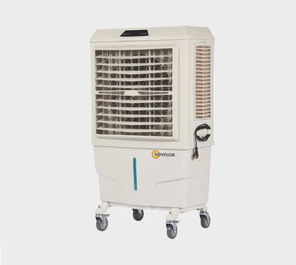 Climatiseur évaporatif mobile sur roue 8000 m3/h 230V pour 40 à 80 m2 COLD80 Sovelor
