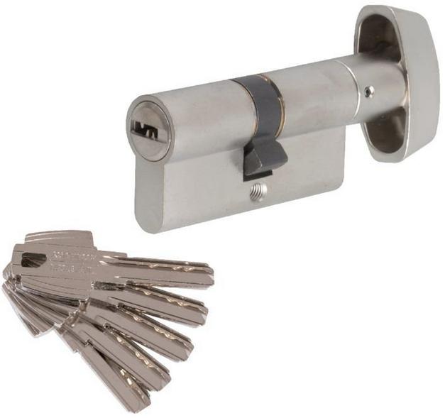 Tesa - Cylindre À Bouton T60 Varié Nickelé 30xb30