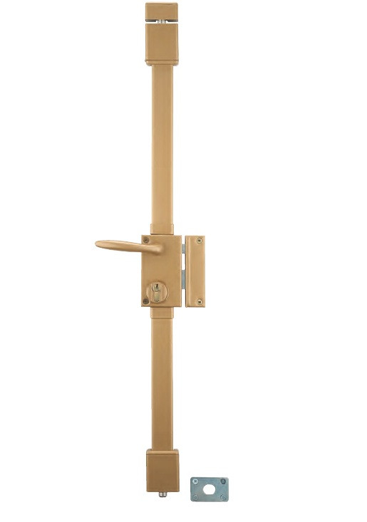 Serrure TARGA blanche CP 5 goupilles à fouillot 75 x 130 mm droite avec 4 clés Thirard