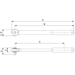 Clé dynamométrique électronique à tête rectangulaire pour embouts pour têtes interchangeables 13.5-135 Nm IZO-D-135 Bahco 2