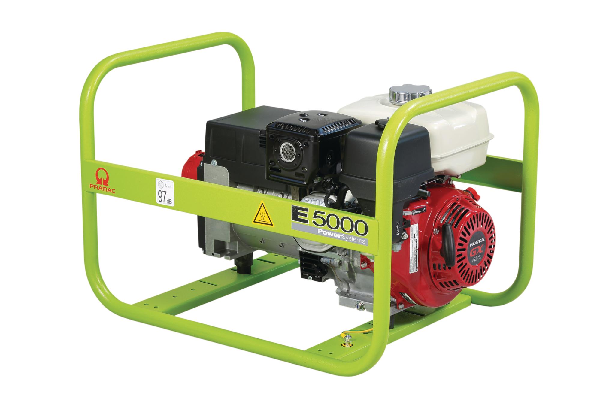 Groupe électrogène E5000 4600 W 50Hz - PRAMAC - PA432SHI00F