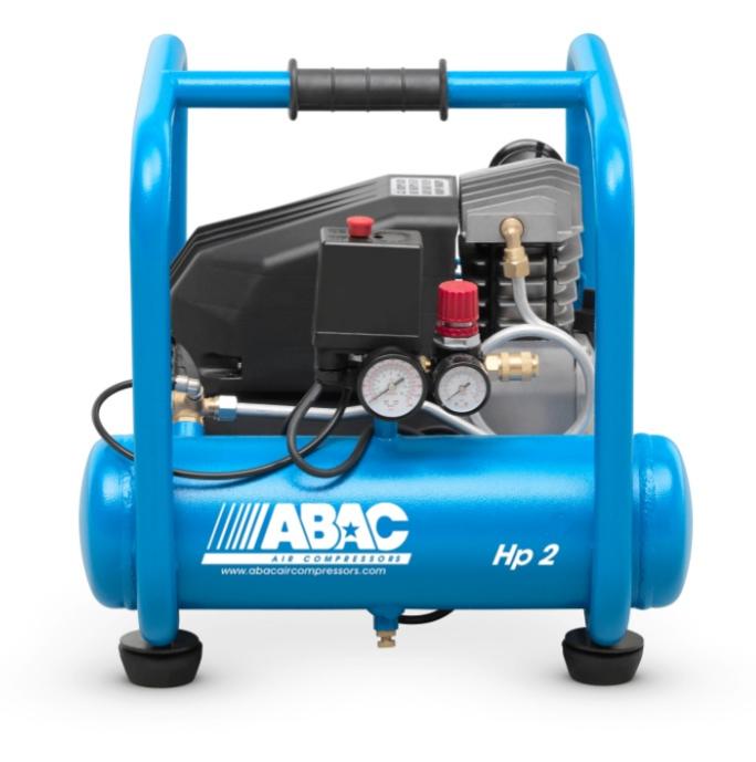ABAC - Compresseur à piston lubrifié 9L 10 bar 2,5CV 16,2 m3/h - PRO START ROLLCAGE L25P