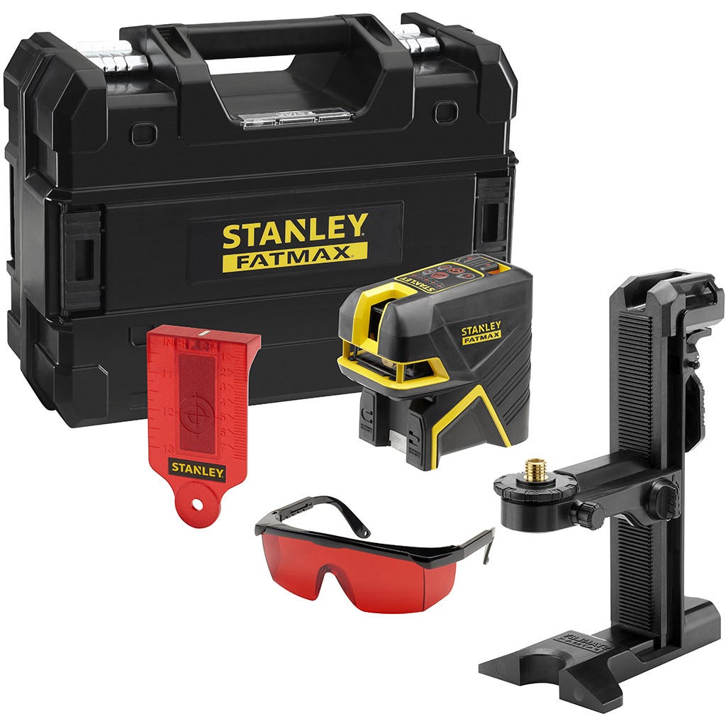 Niveau laser multiligne Rouge portée 15 m avec accessoires SCR-P5 ROUGE Stanley 0