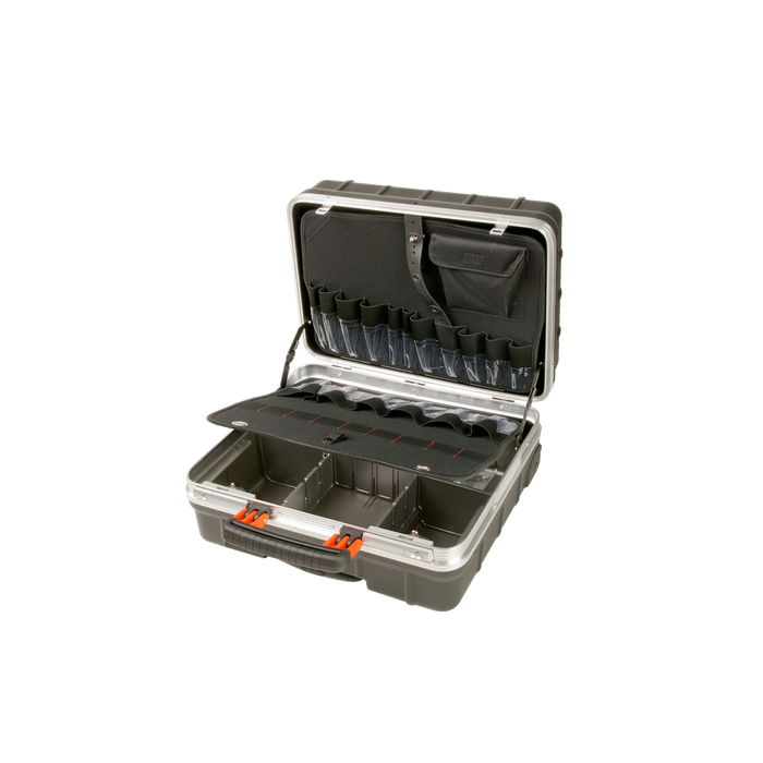 Boîte à outils rigide 42 L sur roulettes avec pochettes en plastique 465 x 215 x 352 mm 4750RCW01 Bahco 1