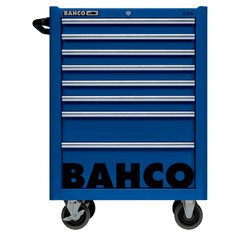Servante classique C75 26 avec 8 tiroirs bleu charge 600 kg 986 x 501 x 763 mm 1475K8BLUE Bahco 1