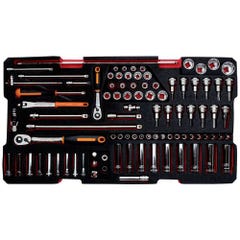 Caisse à outils métallique avec kit d'outils multi-usages 194 pièces 4750RCHDW01FF3 Bahco 2