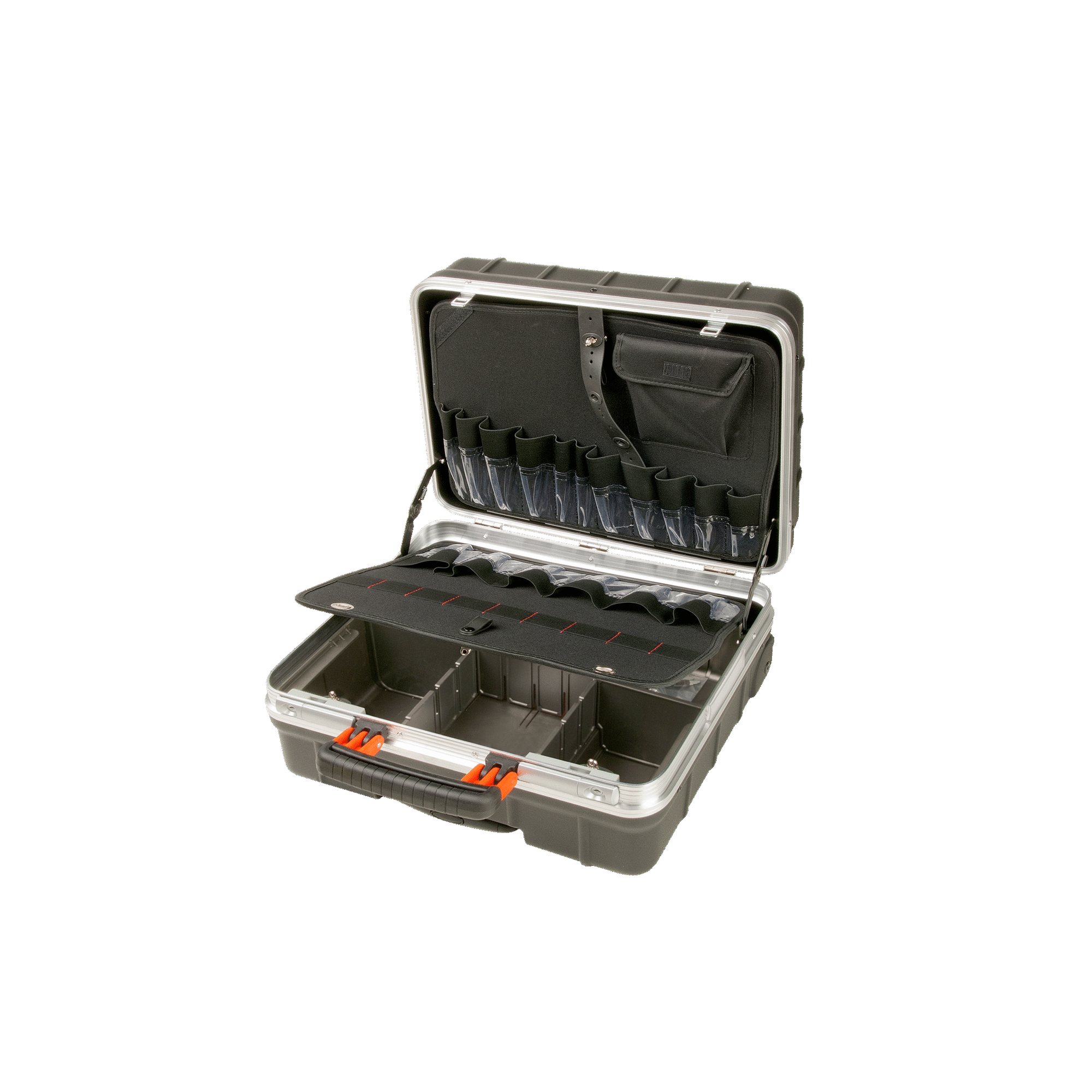 Boîte à outils rigide 42 L sur roulettes avec bandes en caoutchouc 465 x 215 x 352 mm 4750RCW011 Bahco 1