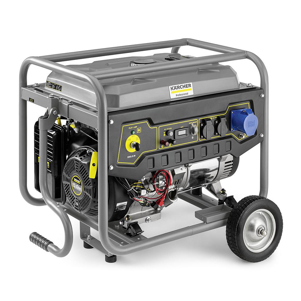 Groupe électrogène 5kw moteur à essence 4 temps 25l Pgg 6/1