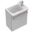 Ideal Standard - Meuble lave-mains droite voile de gris brillant - TONIC II