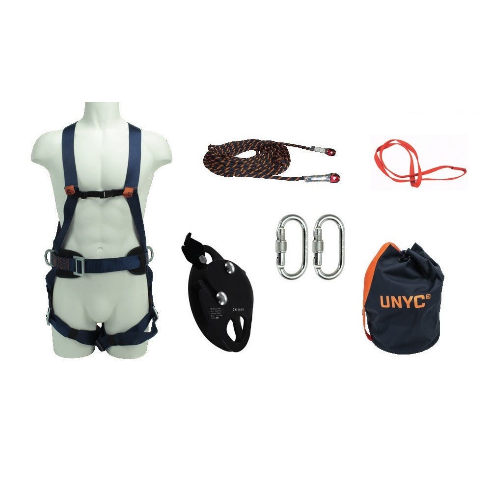 Tubesca - Kit de sécurité Comfort harnais XXL-XXXL avec accessoires Tubesca Comabi 0
