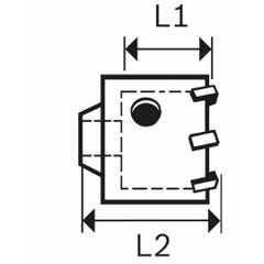 Couronne-trépan 50 mm Bosch 1