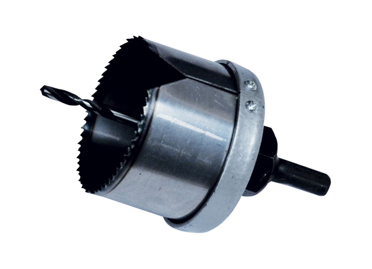 Scie cloche pour bois/plâtre D. 65mm Ht. 40mm Leman