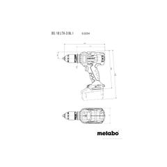 Metabo - Perceuse-visseuse Sans Fil 18 V 2x5.5 Ah Li-hd 60 / 120 Nm 3 Vitesses Avec Coffret - Bs 18 Ltx-3 Bl I 2