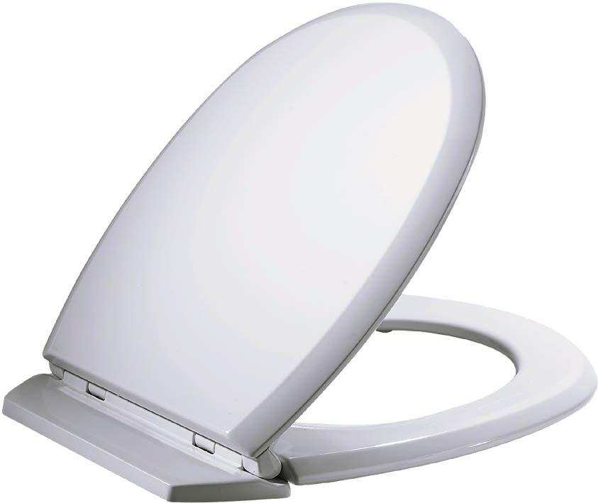 Abattant WC en bois compressé déclipsable ATLAS blanc