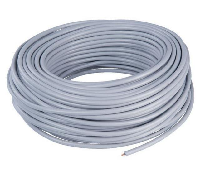 Câble souple domestique H05 VV-F blanc 2 x 0,75 mm² Diam 7,2 mm Electraline