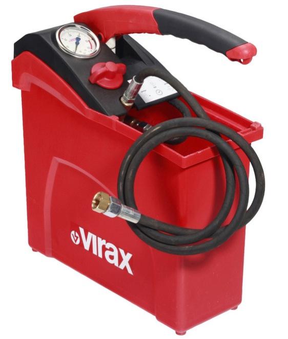 Pompe d'épreuve manuelle haute pression 100 bar réservoir 10 L Virax