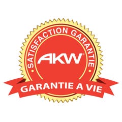 AKW - Barre d'appui droite en acier inoxydable 450mm (Accessibilité PMR) Akw 2