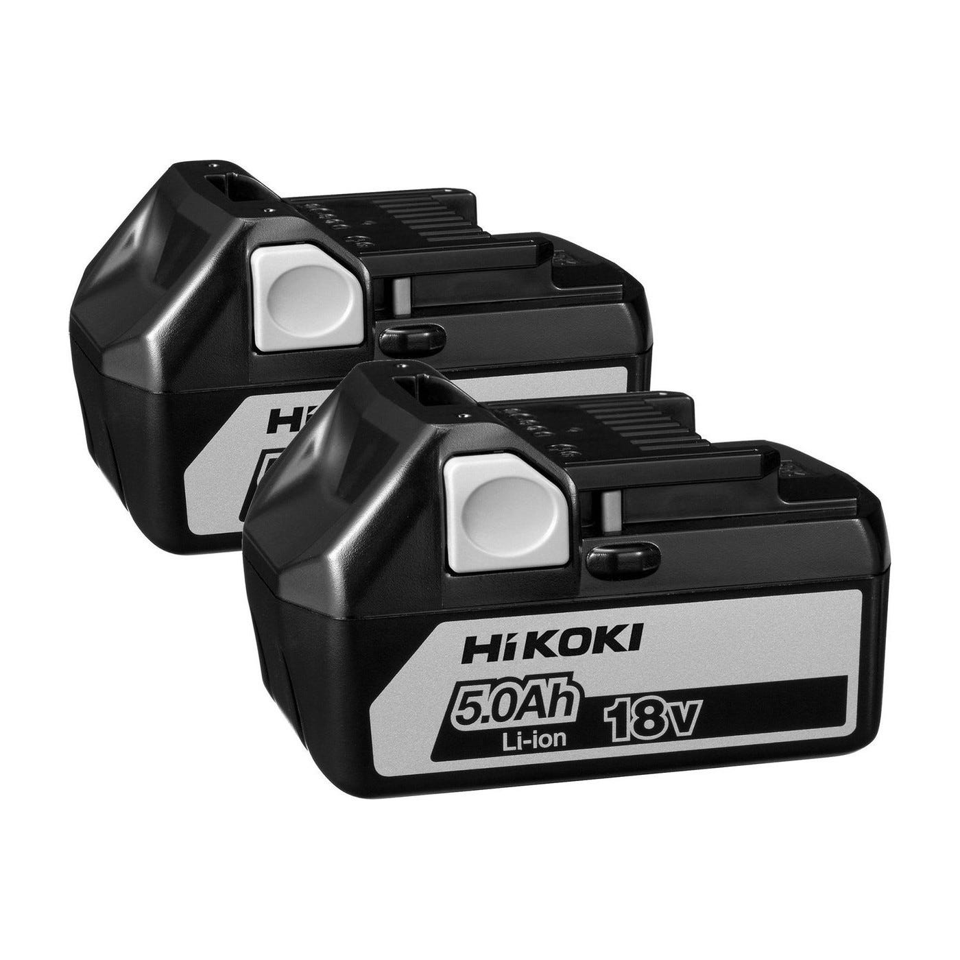 Hitachi - Hikoki - Pack machines à batterie perceuse-visseuse et boulonneuse 18V 2x5Ah Li-Ion - KC18DPLWDZ 3