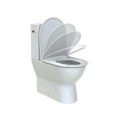 Pack WC à  poser DUNEO - Mécanisme 3/6L et alimentation d'eau silencieuse 1