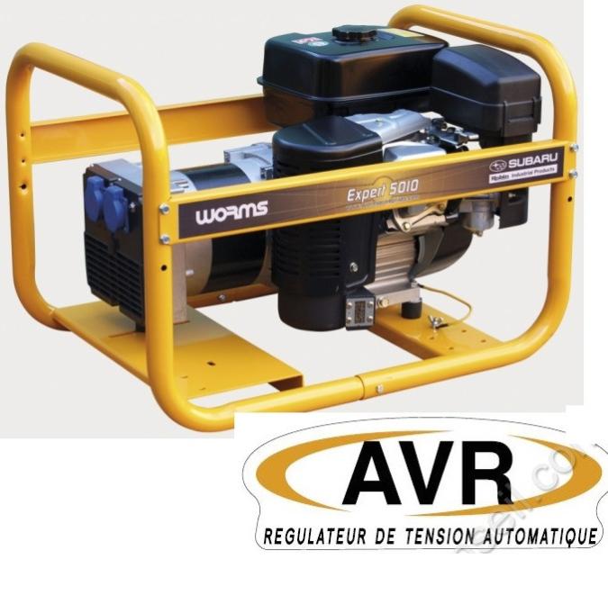 Groupe électrogène chantier PRO 4.3KW (usage Intensif) moteur Subaru ACCESS 5010X Imer