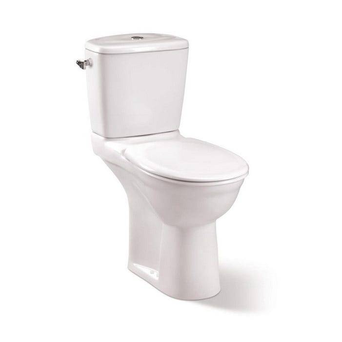 Ideal Standard - Pack WC surélevé cuvette sortie horizontale + réservoir + Abattant blanc - Kheops Ideal standard 0