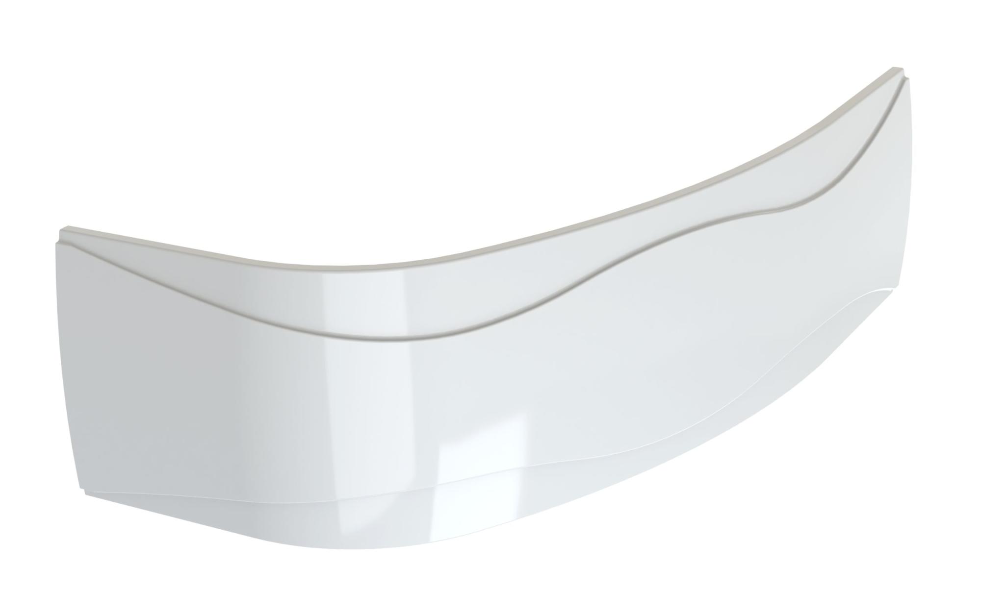 Tablier de baignoire en acrylam, courbé et réversible pour baignoire ELBA DUO asymétrique