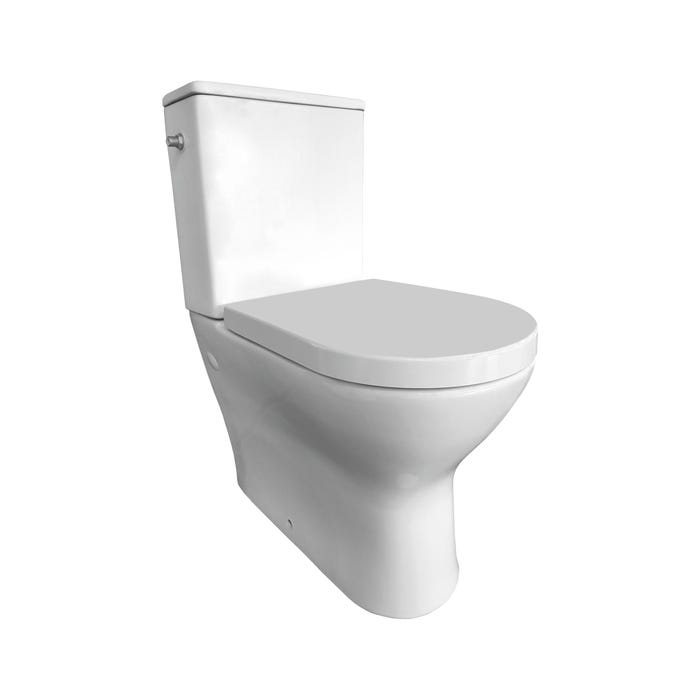 Pack WC à  poser KOBALT avec cuvette rimless - Mécanisme 3/6L et alimentation d'eau silencieuse 0