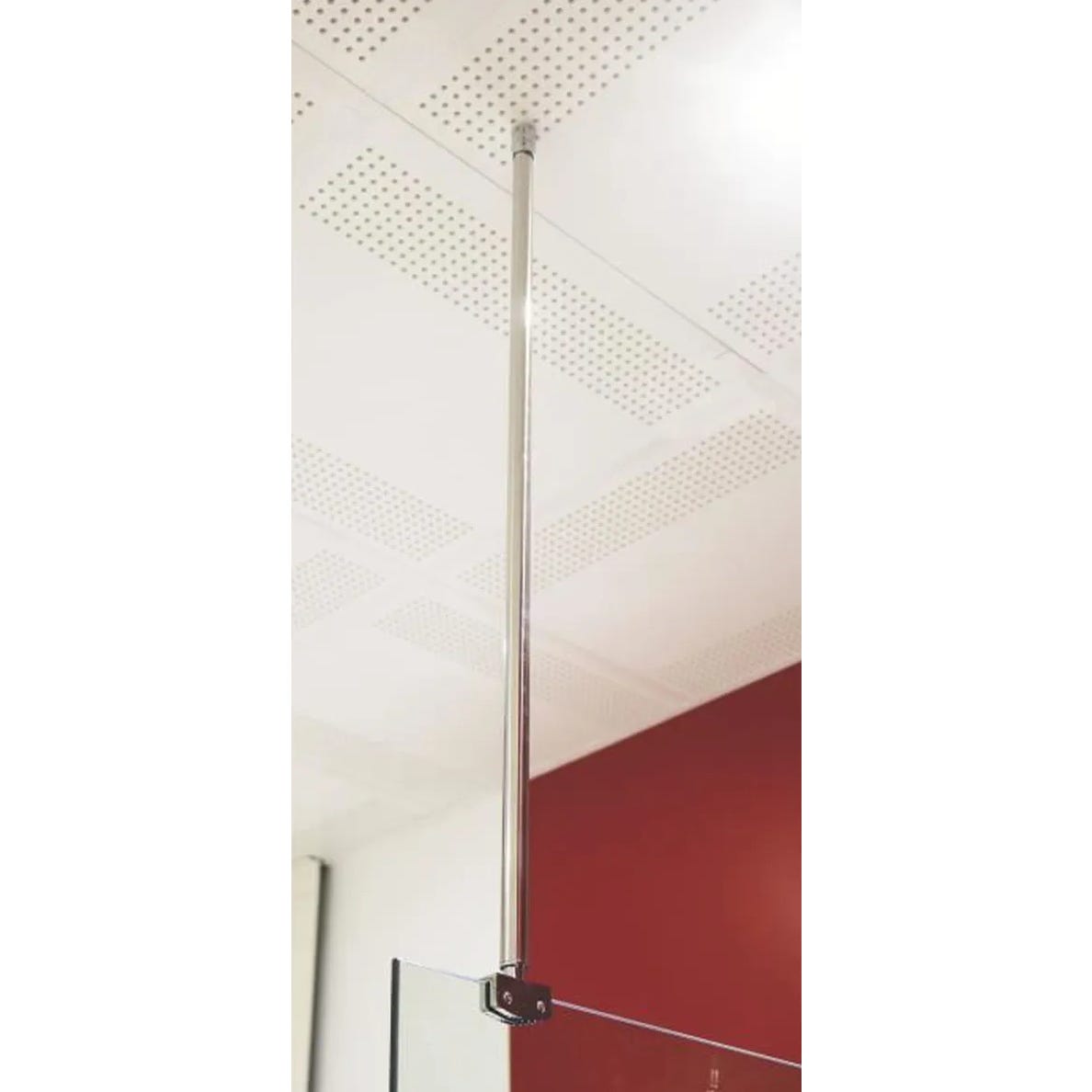 Ondée - Barre de fixation plafond pour paroi de douche à l'italienne Ayor 1