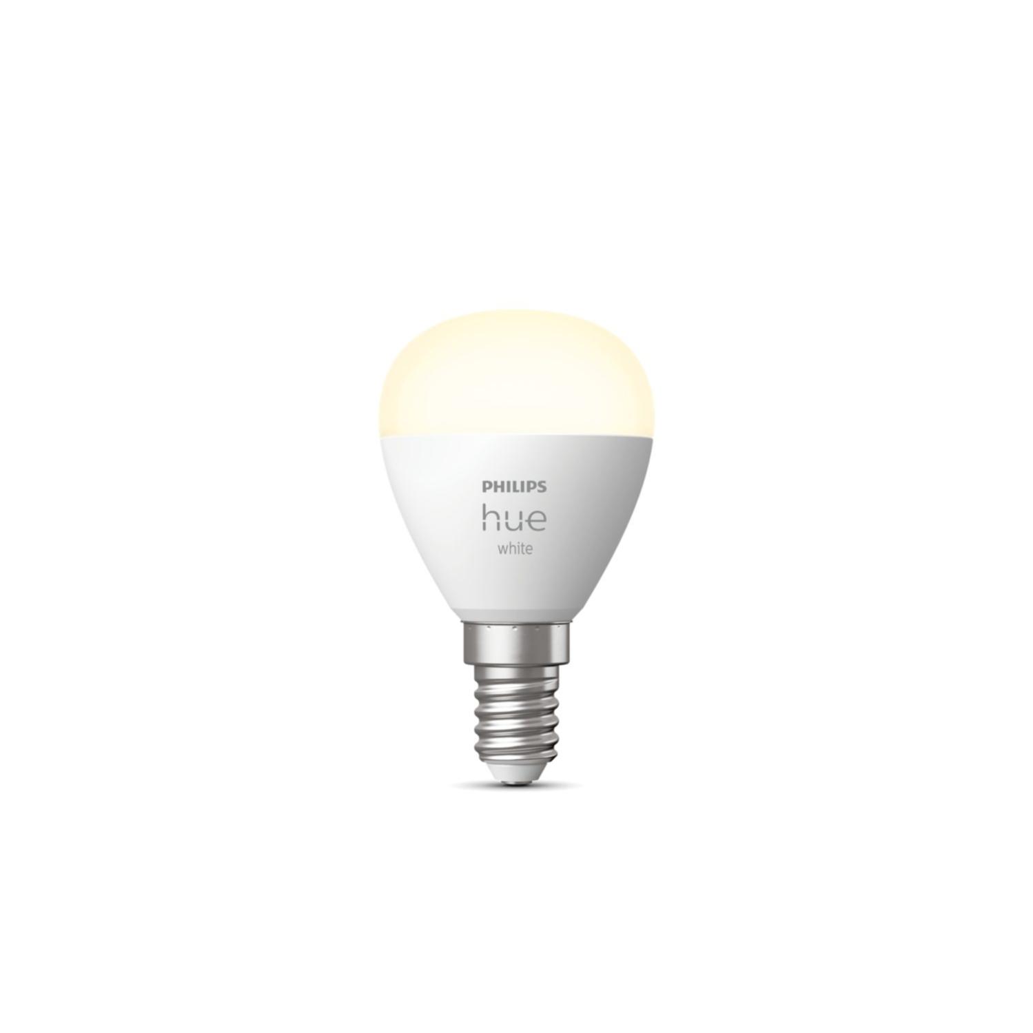 Ampoule connectée PHILIPS HUE White E14 Sphérique