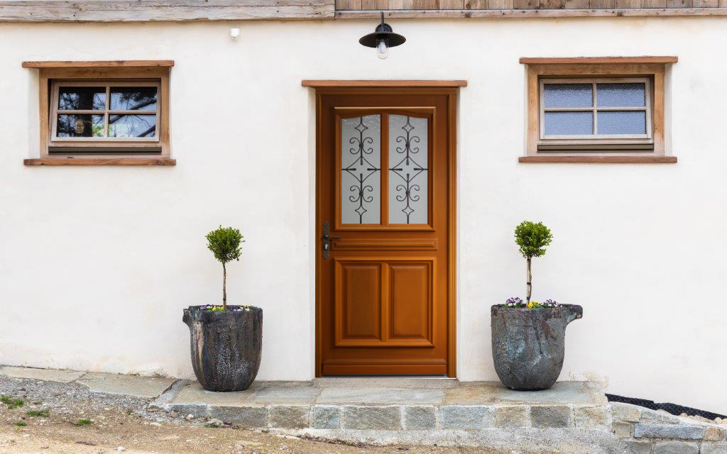 Porte D Entree Modele Vauban - 215 X 90 Poussant Droite (Cotes Tableau)