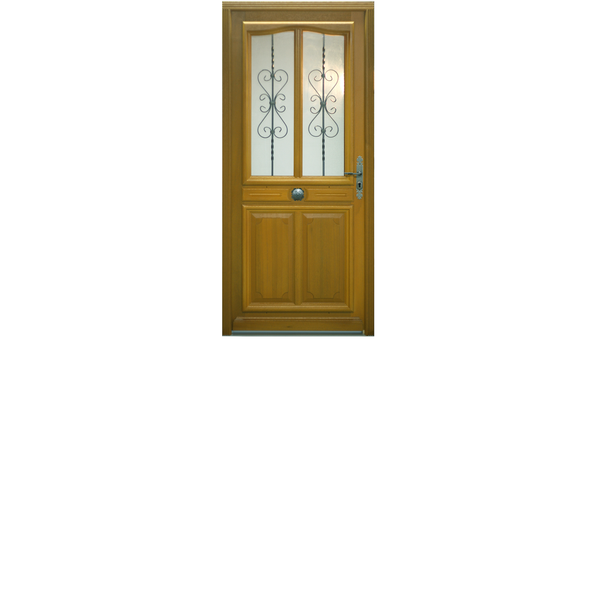 Porte d'entrée Bois vitrée, Carole, H,215xl,80 p,gauche Côtes Tableau GD MENUISERIES 3