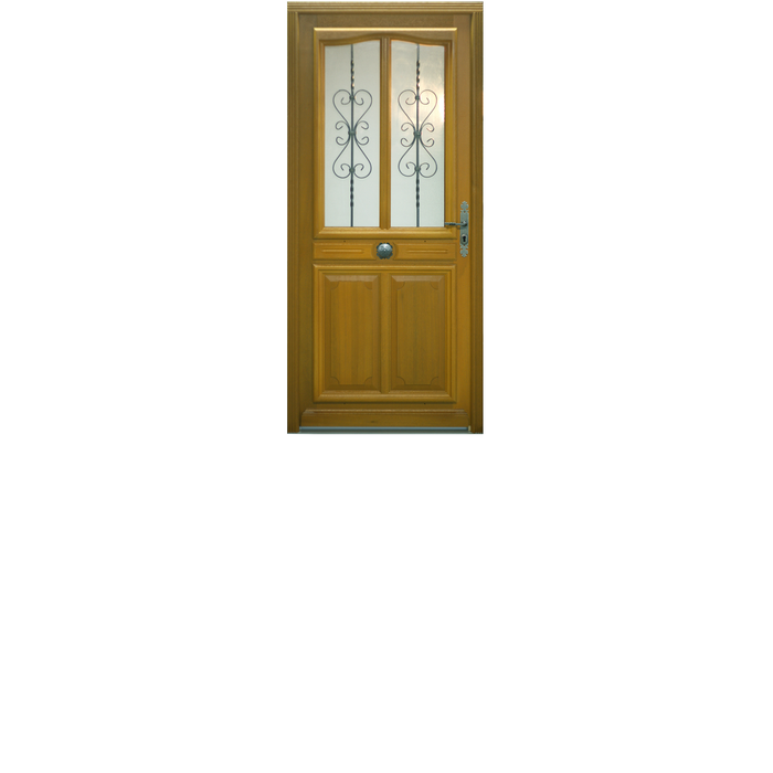 Porte d'entrée Bois vitrée, Carole, H,215xl,80 p,gauche Côtes Tableau GD MENUISERIES 3