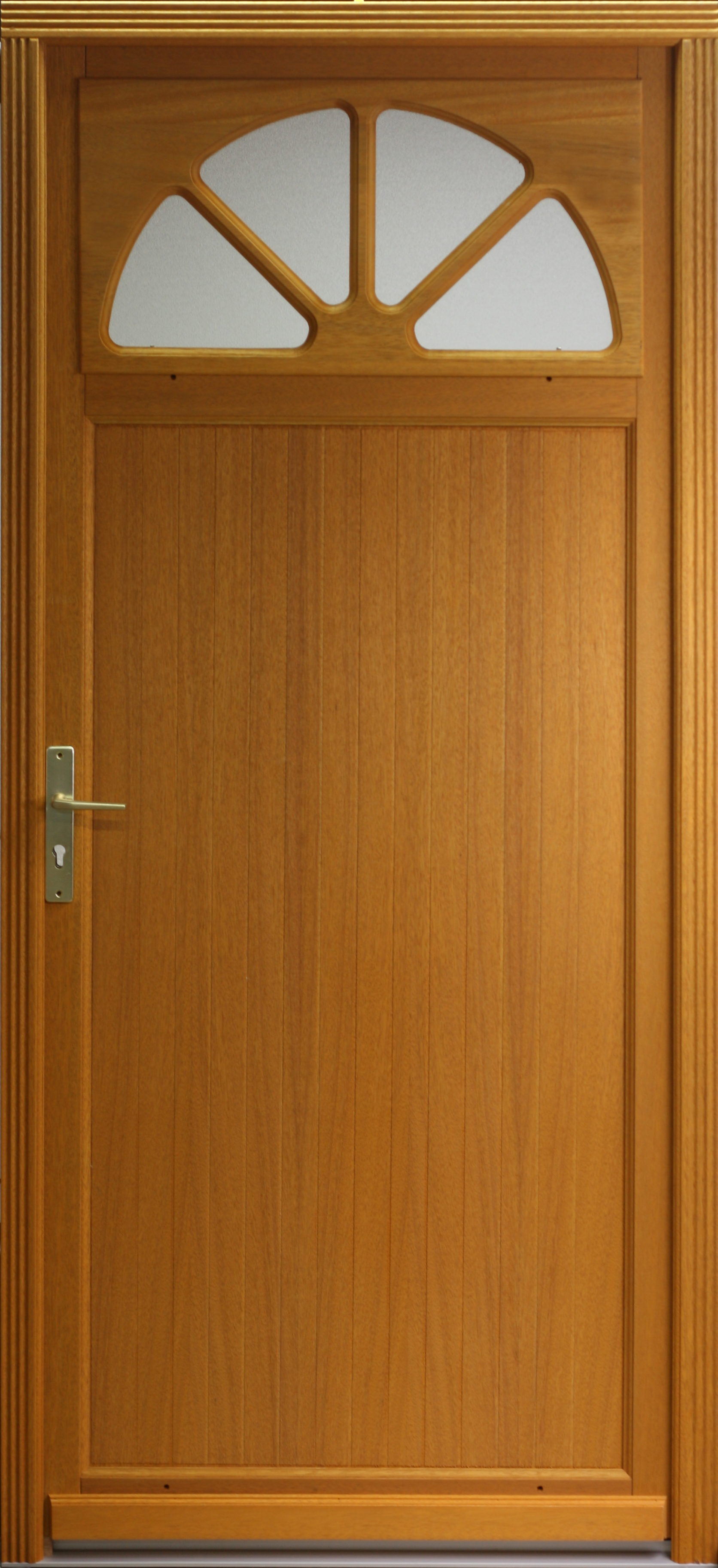 Porte De Service En Bois Modele 'Pixos' 200X90 Poussant Droite (Cotes Tableau)